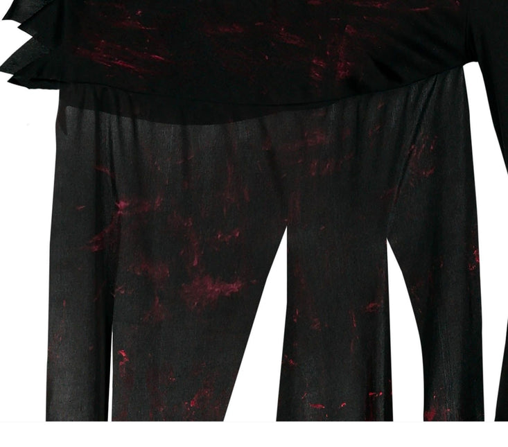 Mördare Halloweenkostym med huva, män