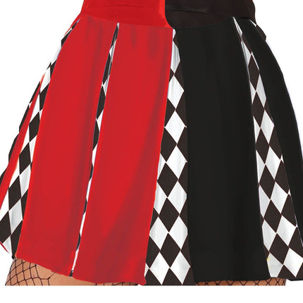 Harkaline Halloween kostym Cheerleader dam