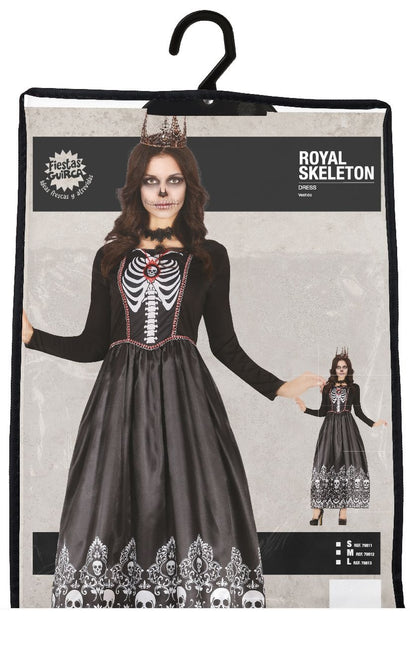 Skelettklänning Damer svart