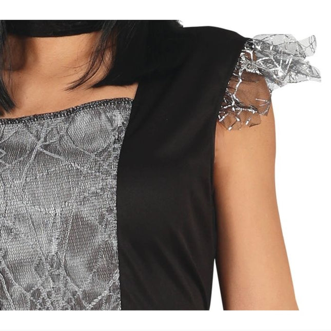 Häxa Halloween Kostym Dam Silver