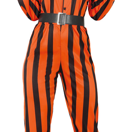 Halloween Jumpsuit Damer Harlekin Fånge