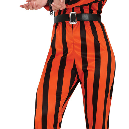 Halloween Jumpsuit Damer Harlekin Fånge
