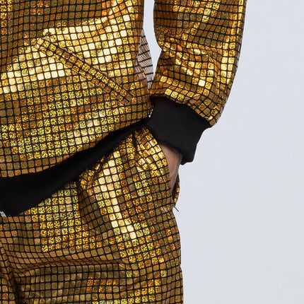 Träningsdräkt Disco Diamond Dude guld