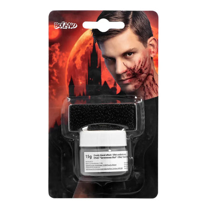 Sminkkit Crusty blood (stelnat sminkblod och svamp)