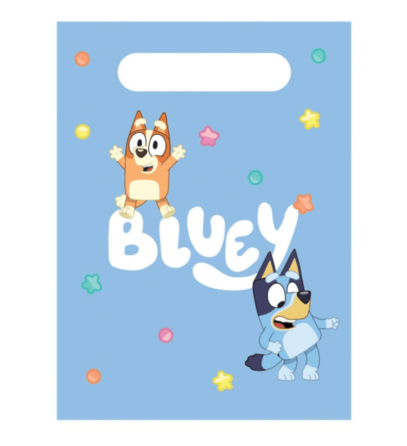8 BLUEY PAPER LOOT BAGS van Unique koop je bij Partywinkel