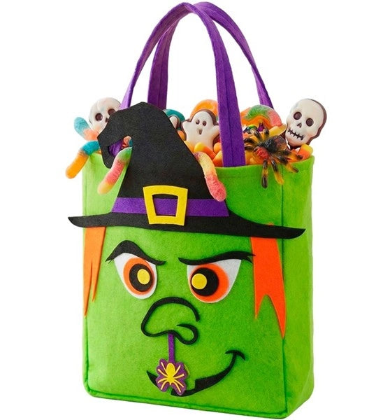 ”Trick or Treat”-väska med häxa