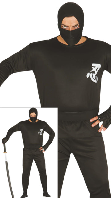 Ninja Dräkt Herr Svart L