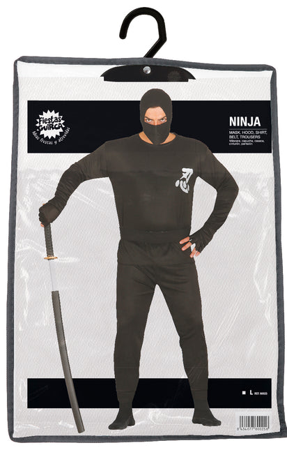 Ninja Dräkt Herr Svart L