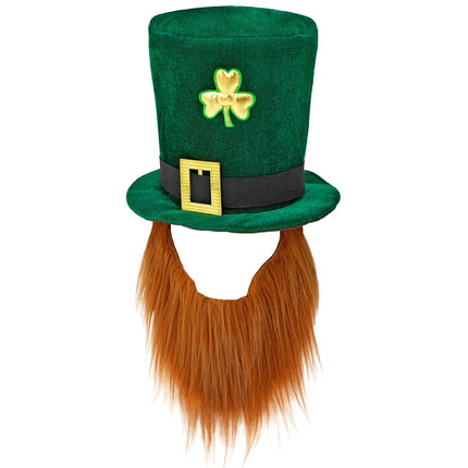 St. Patrick's Day-hatt med skägg, 25 cm