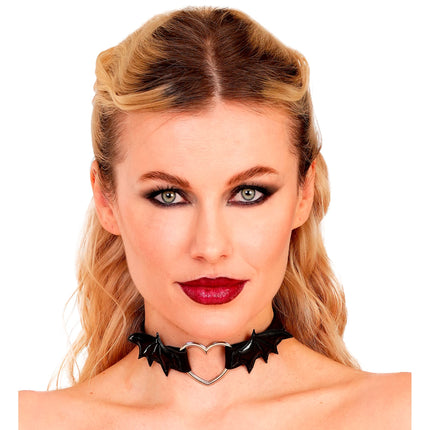 Halloween-choker med fladdermus