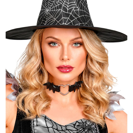Halloween-choker med fladdermus