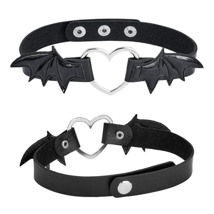 Halloween-choker med fladdermus