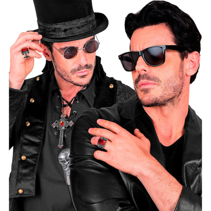 Halloween-ring med vampyrmotiv