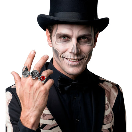 Halloween-ringset, 3 st