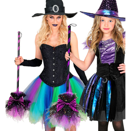 Halloween-häxkvast 85 cm