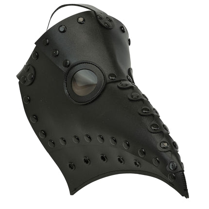 Halloween-mask: Svart pestläkare