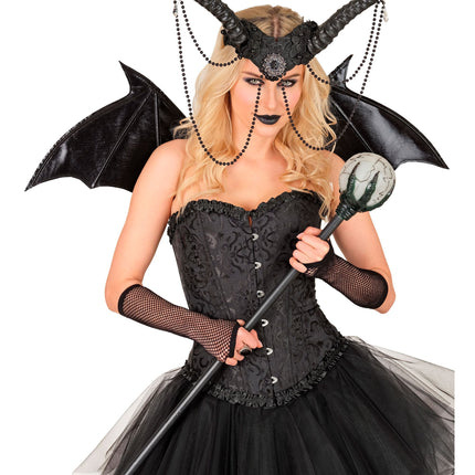Halloween-vingar, fladdermus, 84 cm