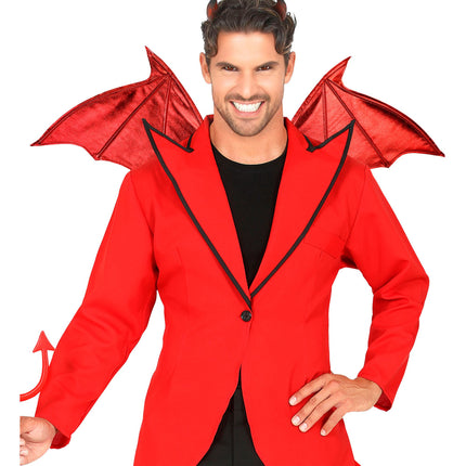 Halloween-vingar – Djävul 84 cm