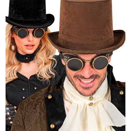 Halloween-glasögon i steampunk-stil