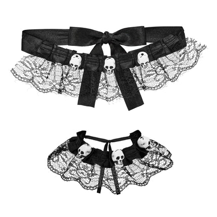 Halloween-smyckeset med choker och armband