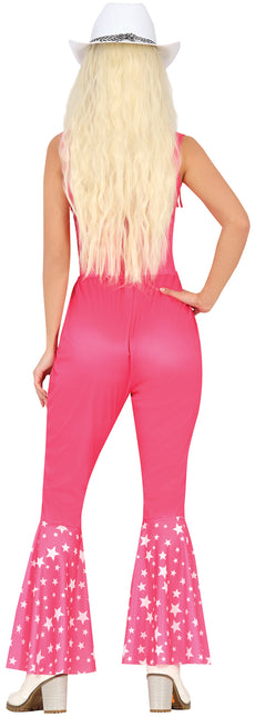 Cowgirl Kostym Rosa Dam