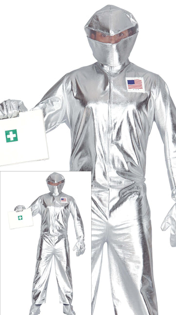 Astronautdräkt Silver Herr