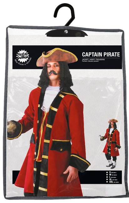 Pirate suit Bordeaux Red Herr