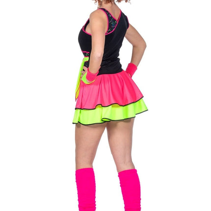 Neon 80S Jurk Dames van Wilbers & Wilbers koop je bij Partywinkel