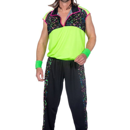 Neon 80S Kostuum Heren 2 delig van Wilbers & Wilbers koop je bij Partywinkel