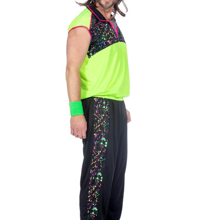 Neon 80S Kostuum Heren 2 delig van Wilbers & Wilbers koop je bij Partywinkel