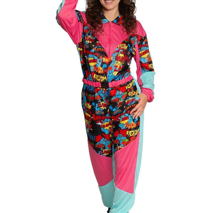 80's Skipak met Bril Comic – Unisex van Partychimp koop je bij Partywinkel