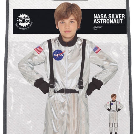 Astronautdräkt Silverpojke