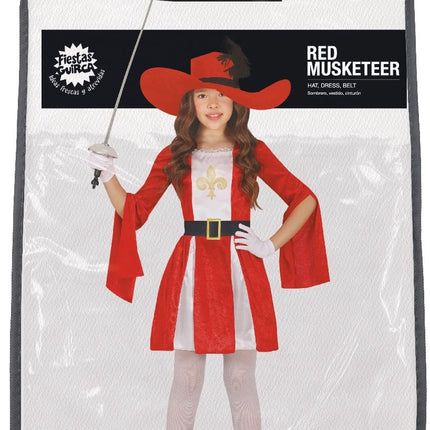 Musketör flicka kostym