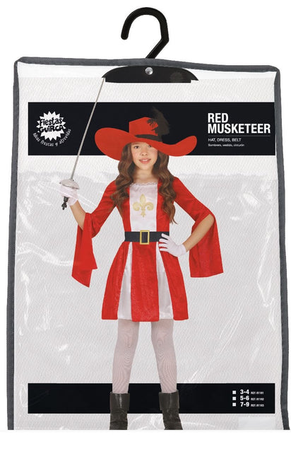 Musketör flicka kostym