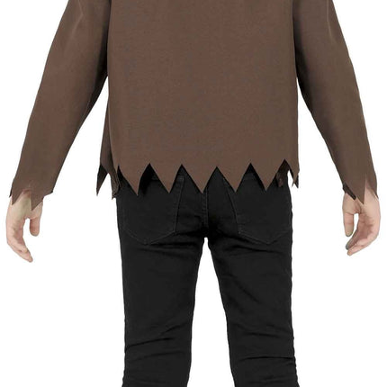 Halloween-dräkt för barn: grönt monster