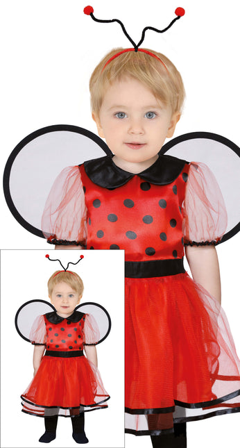 Nyckelpiga Småbarnsdräkt Flicka