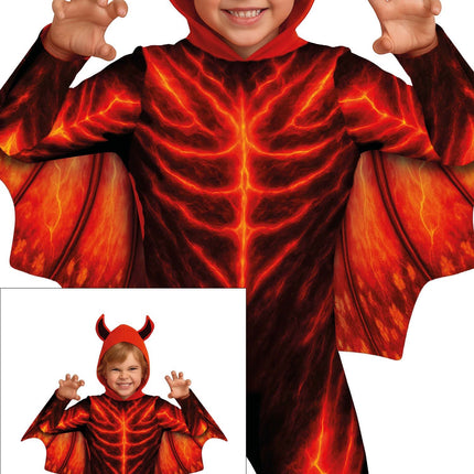 Halloween-kostym för barn: Elddjävul