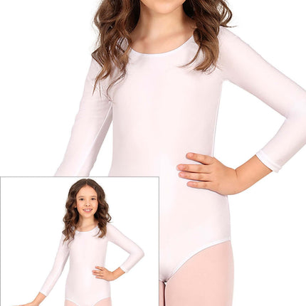 Trikå för flickor Vit