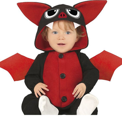 Fladdermusdräkt Baby Röd