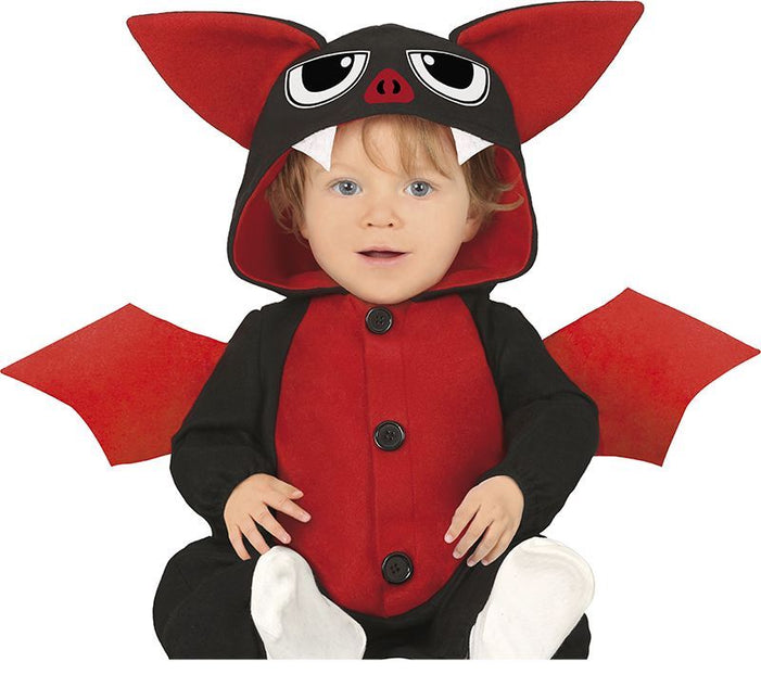 Fladdermusdräkt Baby Röd