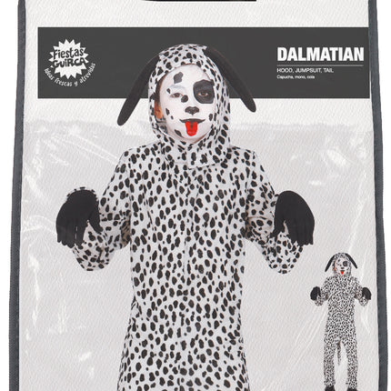 Hund Onesie Svart Vit Barn
