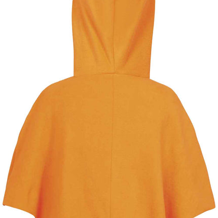 Halloween-poncho för barn med pumpamotiv