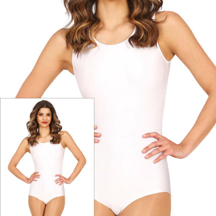 Dansdräkt Vit Dam Ärmlös