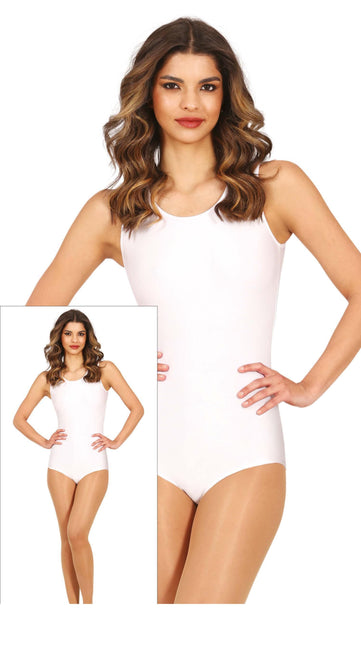 Dansdräkt Vit Dam Ärmlös