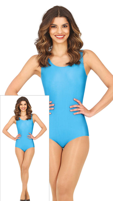 Dansdräkt Turkos Ladies Ärmlös