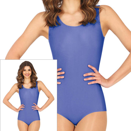 Leotard Blå Dam Ärmlös