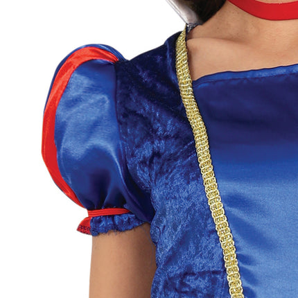 Snövit Klänning Dam Prinsessa