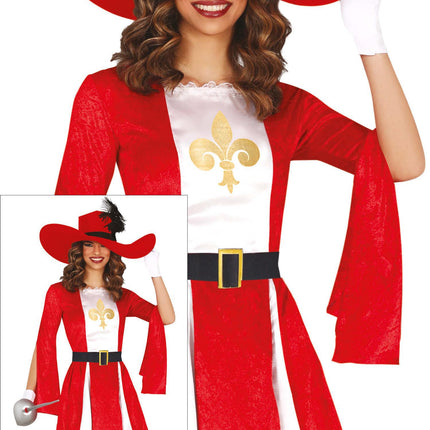 Musketör kostym dam