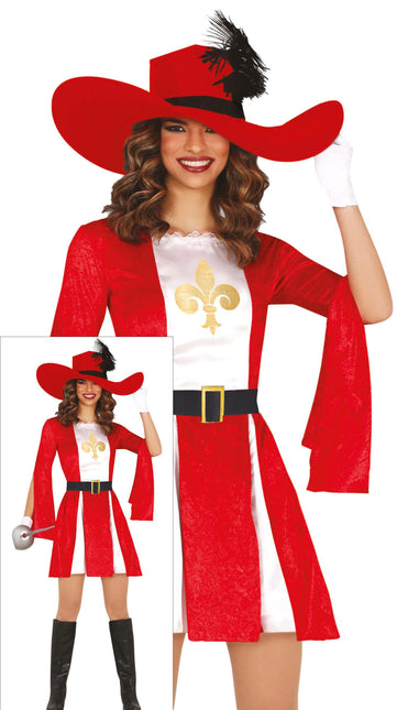 Musketör kostym dam