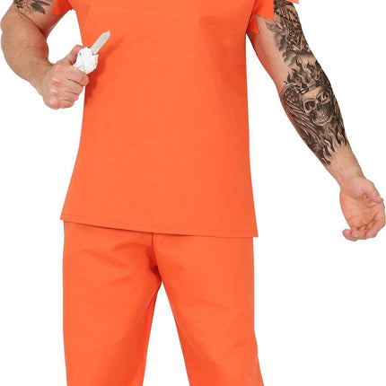 Halloween-kostym för män: fånge